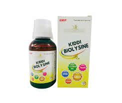 Siro Kiddi Biolysine kích thích ăn ngon tăng cường sức khỏe