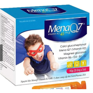 Siro Midu MenaQ7 hỗ trợ bổ sung Vitamin K2, D3 cho trẻ