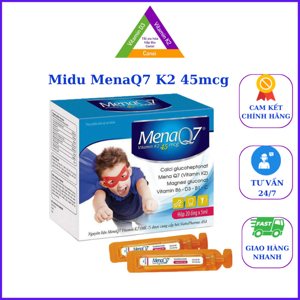 Siro Midu MenaQ7 hỗ trợ bổ sung Vitamin K2, D3 cho trẻ