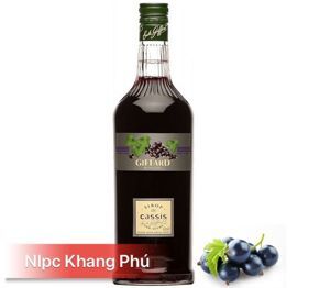 Sirô Nho đen Giffard Blackcurrant – chai 1L