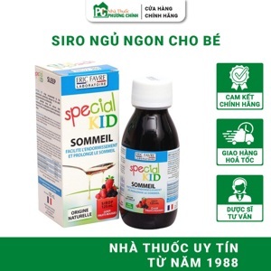 Siro special kid sommeil 125ml – cho trẻ một giấc ngủ ngon