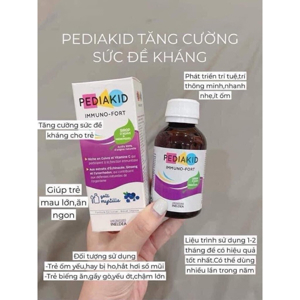 Siro tăng cường hệ miễn dịch cho bé Pediakid Immuno Fortifiant 125ml