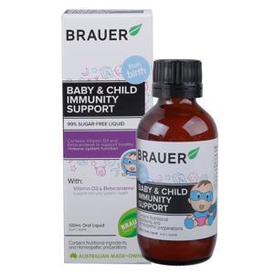 Siro tăng cường sức đề kháng cho bé Brauer Baby & Child Immunity Support