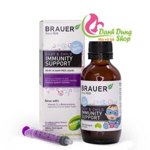 Siro tăng cường sức đề kháng cho bé Brauer Baby & Child Immunity Support