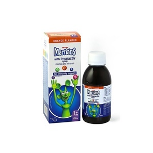 Siro tăng cường sức đề kháng cho bé Martians with Imunactiv Syrup- 150ml