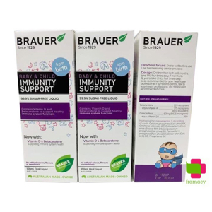 Siro tăng cường sức đề kháng cho bé Brauer Baby & Child Immunity Support