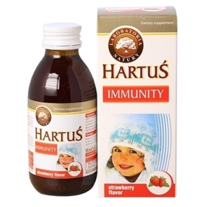 Siro tăng cường sức đề kháng, hỗ trợ miễn dịch cho trẻ từ 4 tháng tuổi Hartus Immunity