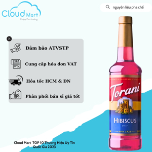 Siro Torani Hibicus (Hoa dâm bụt) 750ml