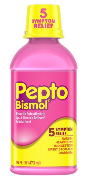 Siro trị đau bao tử và tiêu chảy Pepto Bismol 473ml