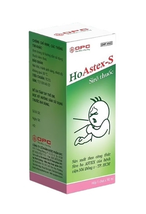 Siro trị ho và viêm phế quản Ho astex 90ml