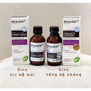 Siro trị sổ mũi brauer runny nose 100ml