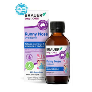 Siro trị sổ mũi brauer runny nose 100ml