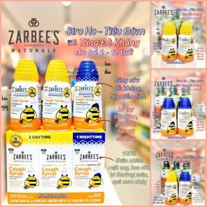Siro trị viêm họng, sổ mũi ZARBEE 12 month+