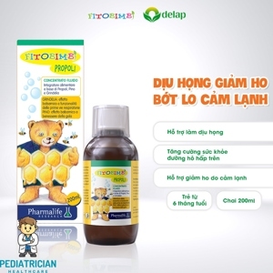 Siro Uống Fitobimbi Propoli 200ml Hỗ Trợ Giảm Ho Và Cảm Lạnh Cho Bé