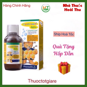 Siro Uống Fitobimbi Propoli 200ml Hỗ Trợ Giảm Ho Và Cảm Lạnh Cho Bé