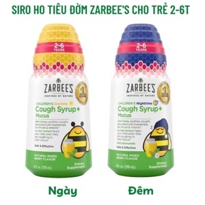 Siro Zarbees Cough Syrup + Mucus - tiêu đờm 118ml