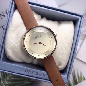 Đồng hồ nữ dây da Skagen SKW2135/ SKW2134