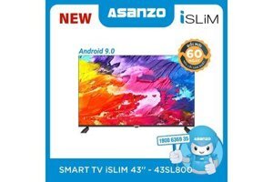 Smart Tivi Asanzo 43 inch 43SL800