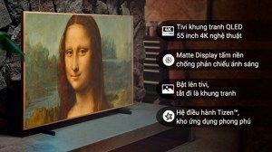 Smart Tivi khung tranh The Frame QLED Samsung 55 inch 4K QA55LS03B
