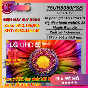 Smart Tivi LG 4K 75 inch 75UR8050PSB