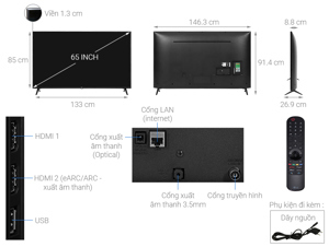 Smart Tivi LG 65 inch 4K 65UP7550PTC