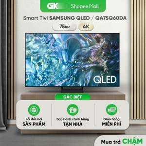 Smart Tivi QLED Samsung 75 inch 4K QA75Q60T