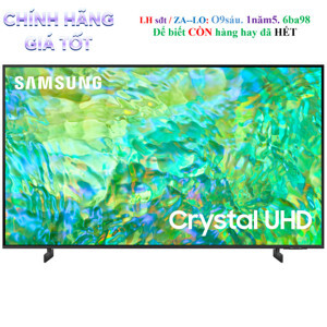 Smart Tivi Samsung 4K 55 inch UA55CU8000