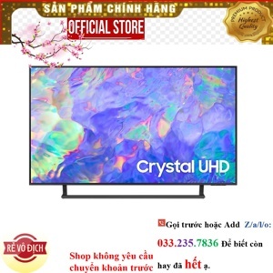 Smart Tivi Samsung 4K Crystal UHD 55 inch UA55CU8500