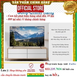 Smart Tivi Sony 85 inch 4K KD-85X9000H