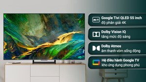 Google Tivi QLED TCL 4K 55 Inch 55C735