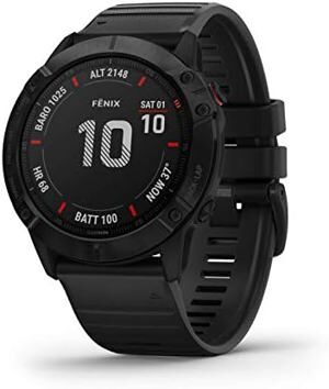 Smart Watch Garmin Fenix 6X Sapphire - Dây Silicon