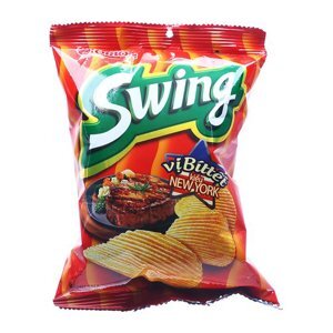 Snack khoai tây vị bít tết kiểu New York Swing gói 30g