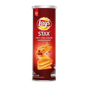 Snack khoai tây vị mực cay Lay’s Stax lon 110g