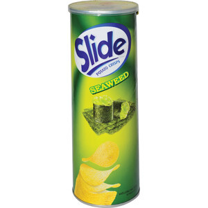 Snack khoai tây vị tảo biển Slide lon 160g