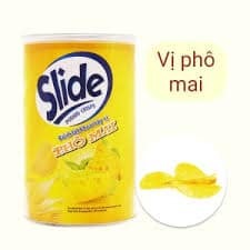 Snack khoai tây vị thơm cay Slide lon 75g