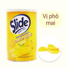 Snack khoai tây vị thơm cay Slide lon 75g