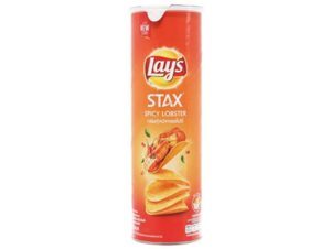 Snack khoai tây vị tôm hùm nướng Lay’s Stax lon 110g