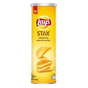 Snack khoai tây vị tự nhiên Lay’s Stax lon 110g