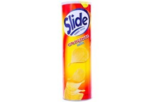 Snack khoai tây vị tự nhiên Slide lon 160g