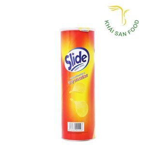 Snack khoai tây vị tự nhiên Slide lon 160g