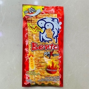 Snack mực tẩm gia vị cay ngọt Bento gói 24g