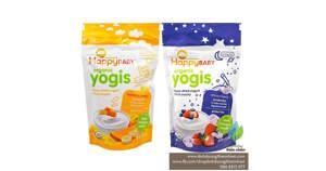 Snack sữa chua sấy khô vị hỗn hợp quả chua Happy Baby Organic Yogis