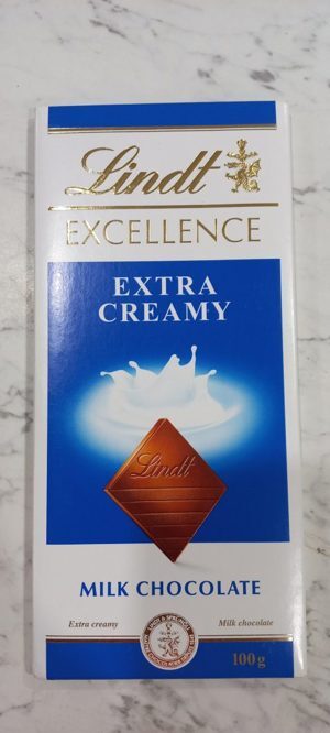 Sô cô la Lindt Excellence đậm sữa (Extra Creamy ) 100g