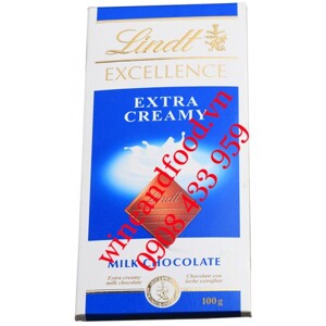 Sô cô la Lindt Excellence đậm sữa (Extra Creamy ) 100g