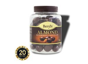 Socola Beryls Almond Bittersweet 350g