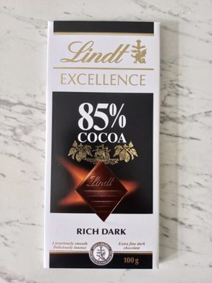 Socola Lindt Excellence Dark 85% thanh 100g