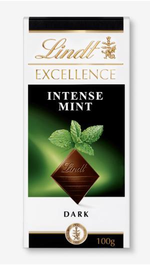 Socola Lindt Excellence vị Bạc Hà - 100g