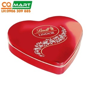 Socola Lindt Lindor Milk Crystal Heart 96g