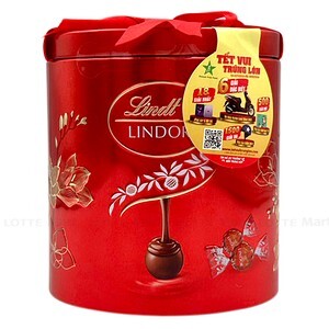 Socola Lindt Lindor Oval Tin 144g