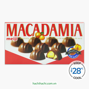 Socola Meiji Macadamia 64g